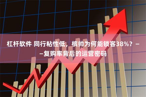 杠杆软件 同行粘性低,槟帅为何能锁客38%?——复购率背后的运营密码